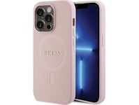 Guess Fodral Till Iphone 13 Pro Max 6,7" Guhmp13xpsahmcp Rosa Saffiano Magsafe