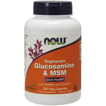NOW Foods - Glucosamine & MSM Vegetarian Variationer 120 vcaps