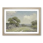 Big Box Art Morning in The Live Oaks by Julian Onderdonk Framed Wall Art Picture Print Ready to Hang, A2 (62 x 45 cm)