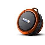 i-Tronixs® Orange Wireless Bluetooth Speaker, Wireless Portable Shower Speaker,6H Playtime,Loud HD Sound With Suction Cup And Sturdy Hook, Compatible With Android,Tablet,PC,Samsung Huawei, Sony,Google