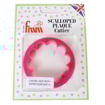 FMM Utstickare Blomma, scalloped plaque
