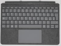 Microsoft Surface Go Type Cover Keyboard - QWERTY Italian - Charcoal [New]