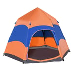 4 Person Pop Up Tent Camping Festival Hiking Shelter Family Portable
