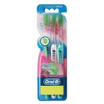 Oral-B Green Tea Gum Toothbrush Ultra Thin Deep Clean Care Extra Gentle Soft x 3