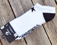 6 Pairs CONVERSE White NO SHOW Half Cushioned Breathable Socks 6-11 39-46 Con5