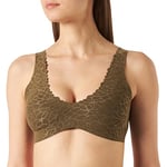 Sloggi Women's Zero Feel Lace 2.0 Bralette Bustier, Beech, M