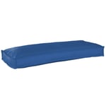 Pallkuddar för bänk 2 st Royal blue 100x40x8 cm Oxford tyg