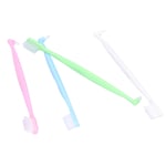 4PCS Orthodontic Toothbrush DoubleEnded Interspace Toothbrush For Braces Tee HEN