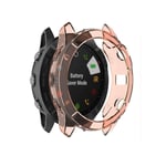 YOUZHIXUAN Smart watch series For Garmin Fenix 6X TPU Half Coverage Smart Watch Protevtice Case (Black) (Color : Orange)