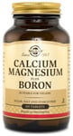 Calcium Magnesium Bor, 100 tabletter - Solgar