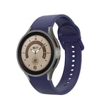 System-S Bracelet 20mm en Silicone pour Samsung Galaxy Watch 5 4 Smartwatch Bleu, bleu foncé, Eine Grösse