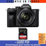 Sony A7 IV + FE 28-70mm F3.5-5.6 OSS + 1 SanDisk 128GB Extreme PRO UHS-II SDXC 300 MB/s + Guide PDF ""20 TECHNIQUES POUR RÉUSSIR VOS PHOTOS