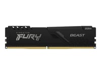 Kingston FURY Beast - DDR3 - kit - 8 Go: 2 x 4 Go - DIMM 240 broches - 1866 MHz / PC3-14900 - CL10 - 1.5 V - mémoire sans tampon - non ECC - noir