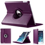 iPro Accessories iPad Pro 12.9 inch 2018 360 Case, iPad Pro 12.9 inch 2018 Book Case, iPad Pro 12.9 inch 2018 Flip Case, 360 Degree Rotating Stand Protective Cover (PURPLE)