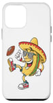 Coque pour iPhone 12 mini Taco Football Fiesta Cinco De Mayo Motif Jour de Jeu Amusant