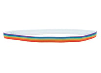 Sportquip Elastiskt Hårband - 3-pack Regnbågsfärgad