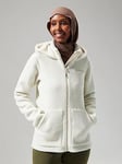 Berghaus Darria Fz Hooded Fleece Jacket - Off White, Off White, Size 20, Women