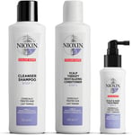 NIOXIN System 5 3-Step System Set for Slightly Thinning, Chemically Treated Hair