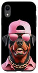 Coque pour iPhone XR Rose Rottweiler Swag Cadeau