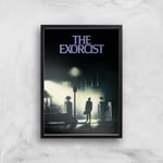 The Exorcist Giclee Art Print - A3 - Black Frame