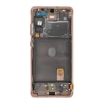 Galaxy S20 FE 4G/5G Skärm med LCD-display Service Pack Orange