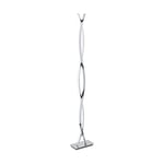 EGLO LED Modern Decorative Chrome/White Floor Lamp 'LASANA 2'