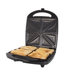 New Quad Sandwich Toaster / 4 Portion, 8 Slice Non-Stick Toastie Maker / 1100W