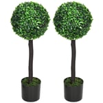 Konstgjorda Växter Set 2 UV-Resistenta 60 cm