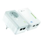 Cpl Wifi Duo Tp-link Av600 Mbps Avec Prise Integree+ Wifi N300 - Tl-wpa4225 Kit