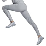 WOMENS NIKE POWER EPIC LUX FLASH TIGHTS SIZE L (856680 012) GREY REFLECTIVE