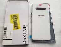 Original Samsung Galaxy S10+ G975 Ceramic White Battery Cover - GH82-18867B