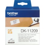 Brother DK-11209 - liten adressetikett, 29 x 62 mm