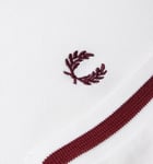 Fred Perry Sportswear Mens Snow White Single Tipped Polo Shirt Size UK 44" Chest