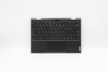 Lenovo Chromebook 300e 2nd Keyboard Palmrest Top Cover Black 5CB0Y57969
