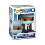 Funko Pop! Heroes: Front Line Worker-Female #2 - Heroes: Front Line Workers - Figurine en Vinyle à Collectionner - Idée de Cadeau - Produits Officiels - Jouets pour Les Enfants et Adultes