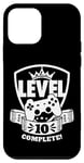 Coque pour iPhone 12 mini Level 10 Complete Tenue de jeu pour le 10ème anniversaire 10