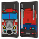 Head Case Designs Officially Licensed Transformers Optimus Prime Alternate Mode Leather Book Wallet Case Cover Compatible With Samsung Galaxy Tab S7 5G