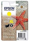 Epson Encre Jaune XL Étoile de mer 1 Teinte 603XL RF/AM Simple, Rendement élevé (XL)