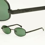 Emporio Armani 1997 Vintage Sunglasses Mens Womens Rectangle Black 063-S 706