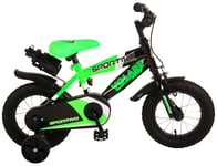 Volare - Children's Bicycle 12" Sportivo Neon Green/Black (2030)