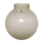 ERNST Ernst glass vase round green H22 cm Ø21 cm