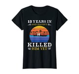 Womens 13 Years Wedding Anniversary Gift Idea for Her Funny Wife T-Shirt