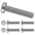 4 x M8 30mm Philips Bolts Screws for Samsung Televisions & Monitors for Flat or Tilt Wall Mount Bracket - Fixing Fasteners Installation (Also fits LG PANASONIC SONY TOSHIBA BUSH HITACHI)