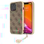 Guess Mobilskal iPhone 13 & 13 Pro Charms Collection - Brun