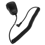 sjlerst Shoulder Remote Speaker Mic,Portable Shoulder Remote Handheld Mic Microphone Speaker 3.5mm Headphone Jack,Plug and Play