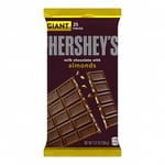 Hersheys Milk Chocolate Bar with Almonds Giant Bar 209g