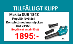 MAKITA Makita DUB184Z Lövblås 18V