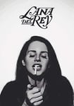 burning desire Poster Lana Del Rey Musician Singer Songwriter Poster Size 12 x 18 inch