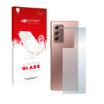 upscreen Screen Protector Film compatible with Samsung Galaxy Z Fold 2 5G (Back) - 9H Glass Protection, Extreme Scratch Resistant