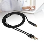 3.5mm Female To Dual Male Audio Extension Cable Headph